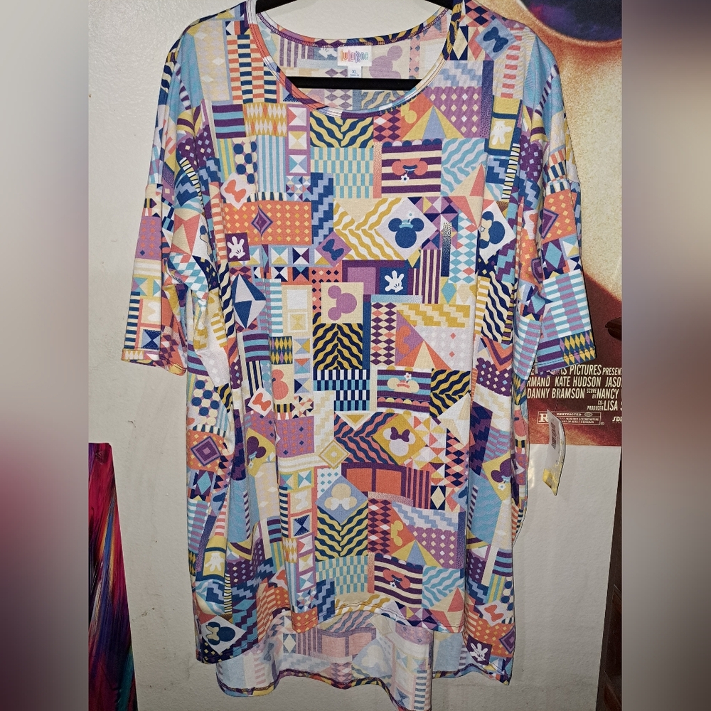 Lularoe XL Disney Women's Irma Tunic Top